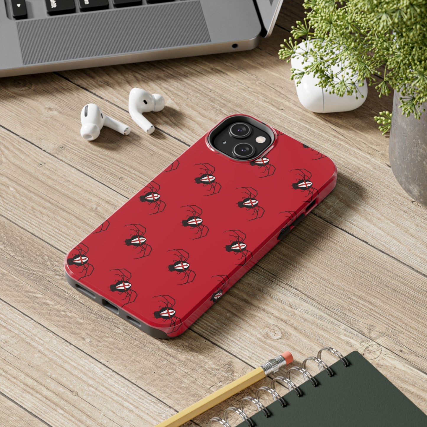 Cross spider phone case