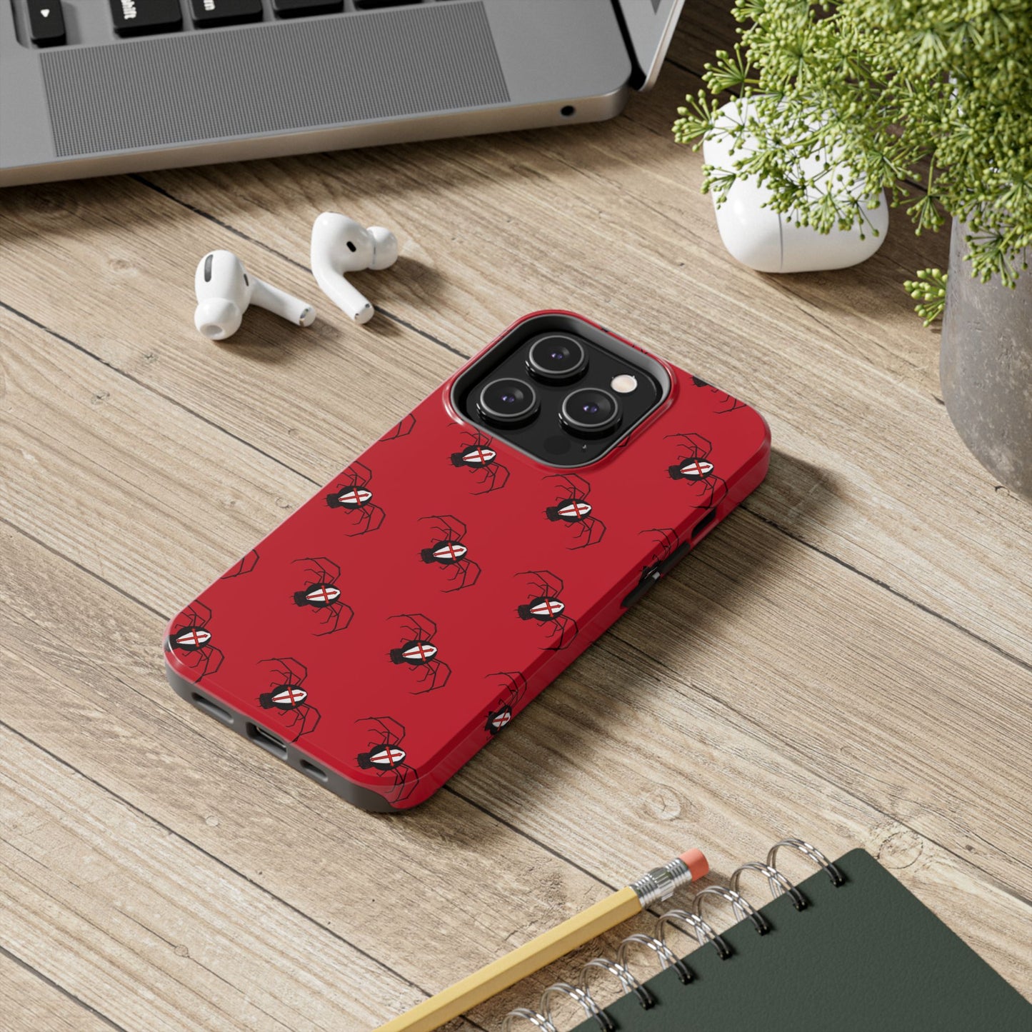 Cross spider phone case