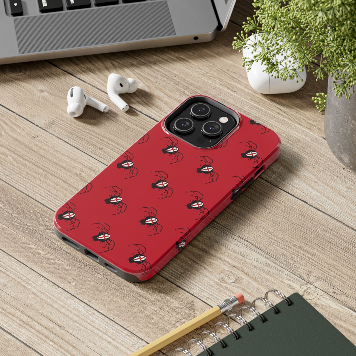 Cross spider phone case