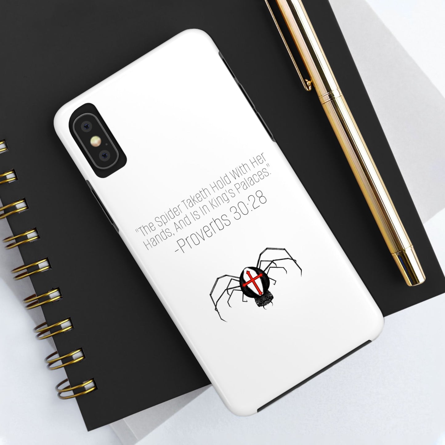 Cross spiderTough Phone Cases