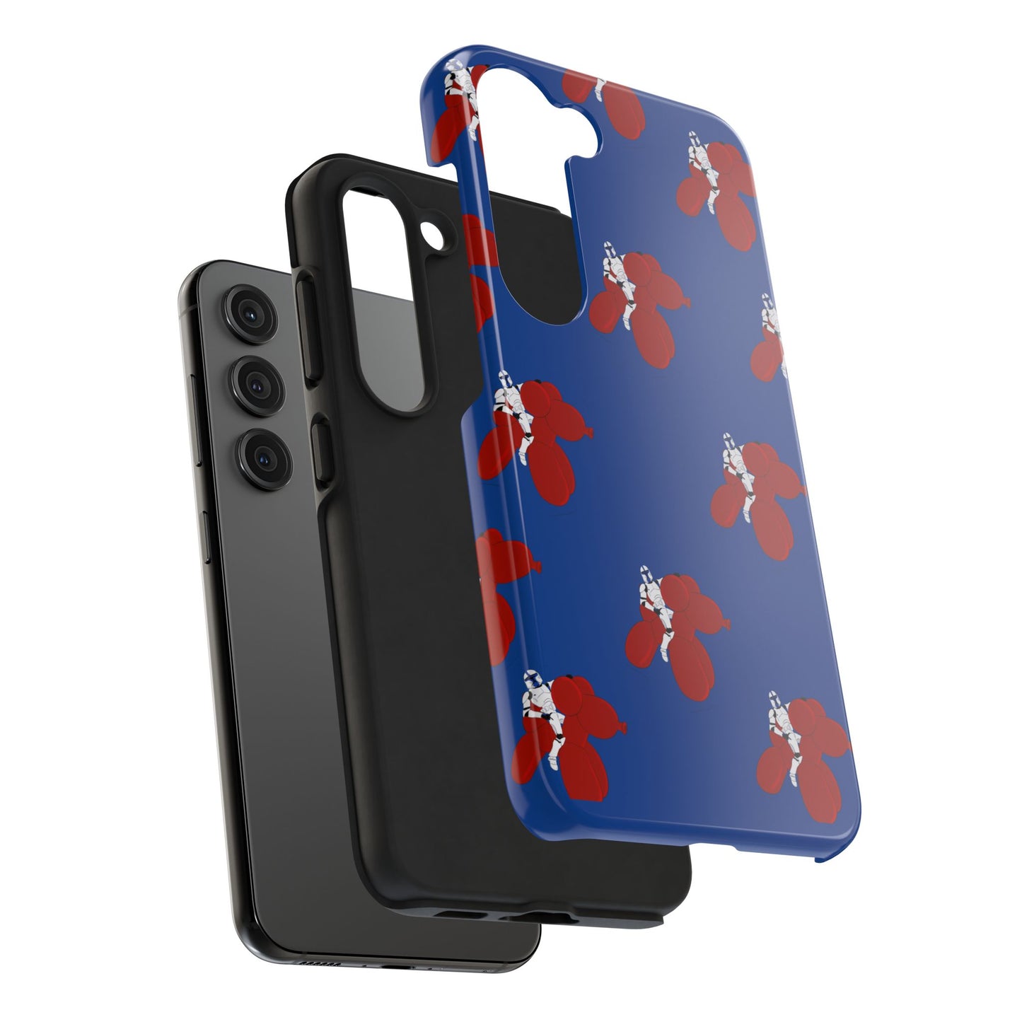 Balloon cowboy phone case