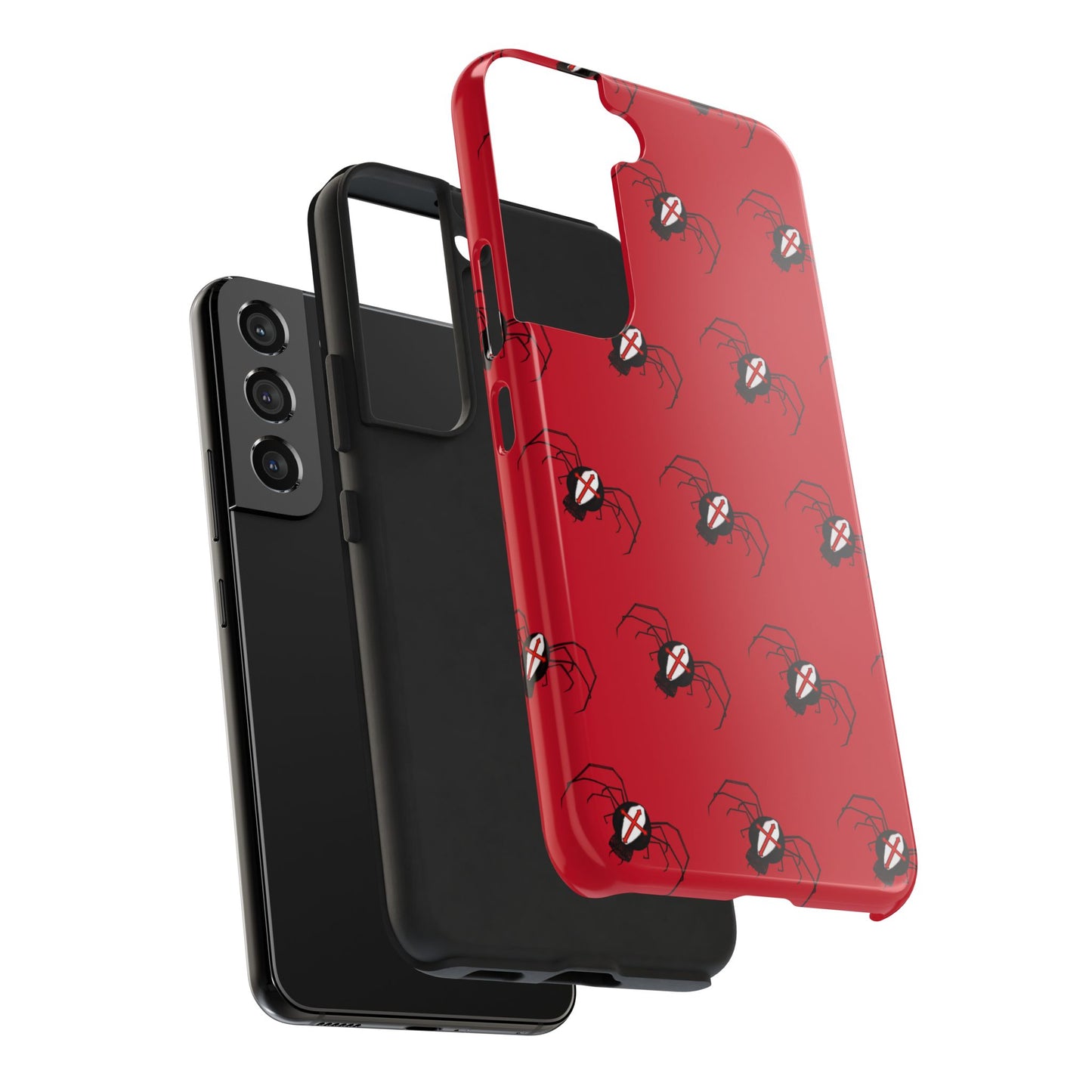 Cross spider phone case