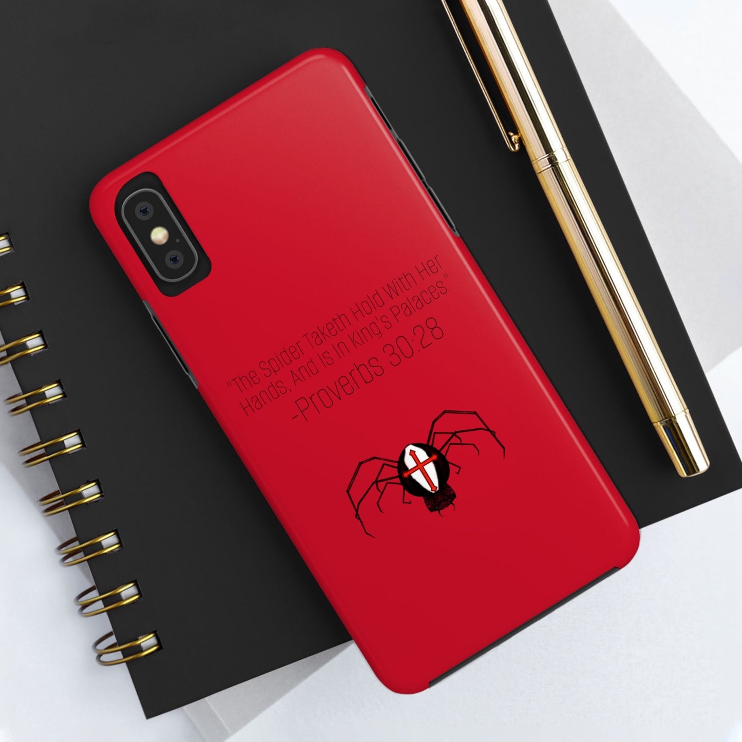 Cross spiderTough Phone Cases