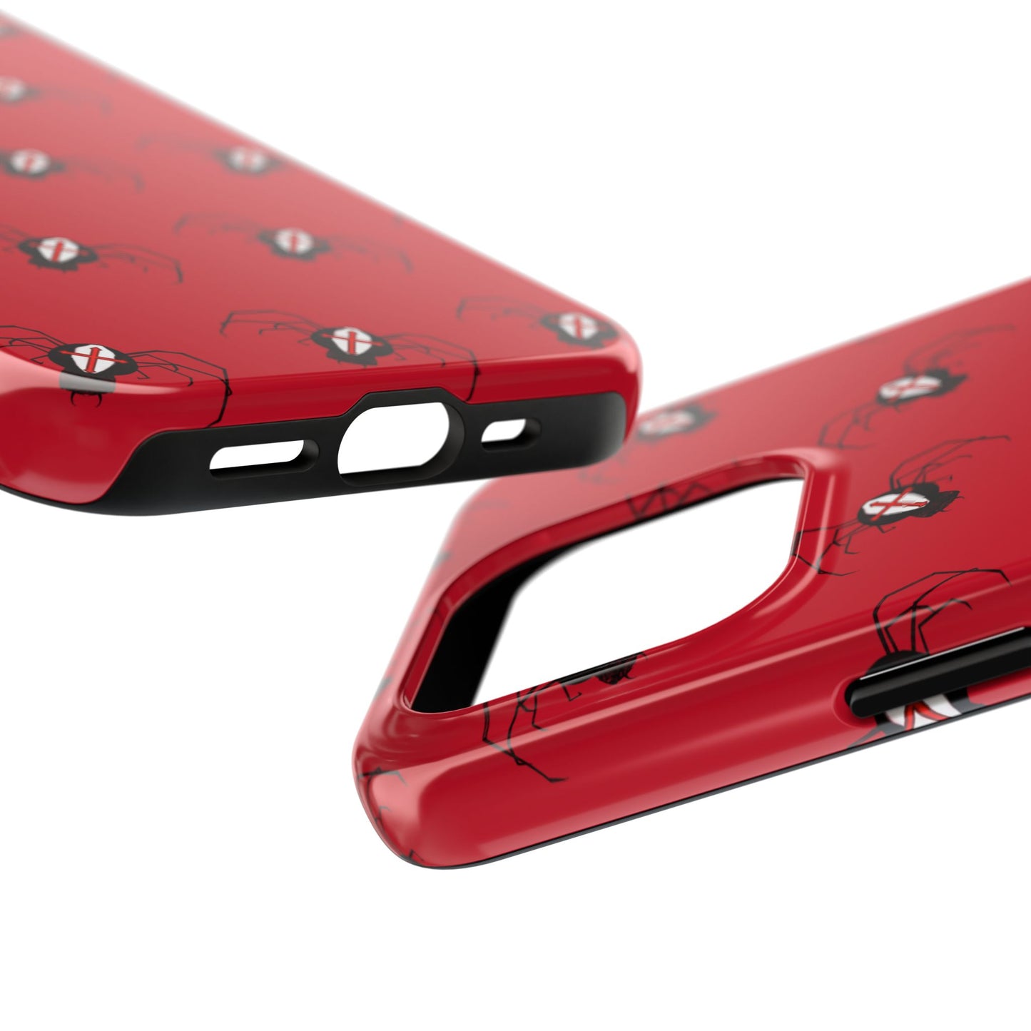 Cross spider phone case