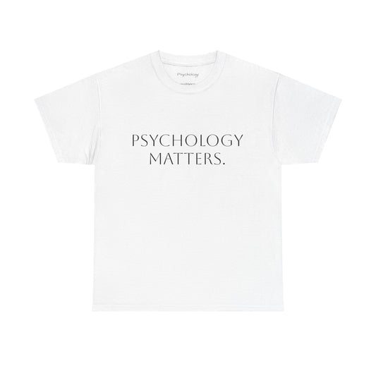 Psychology matters Cotton Tee