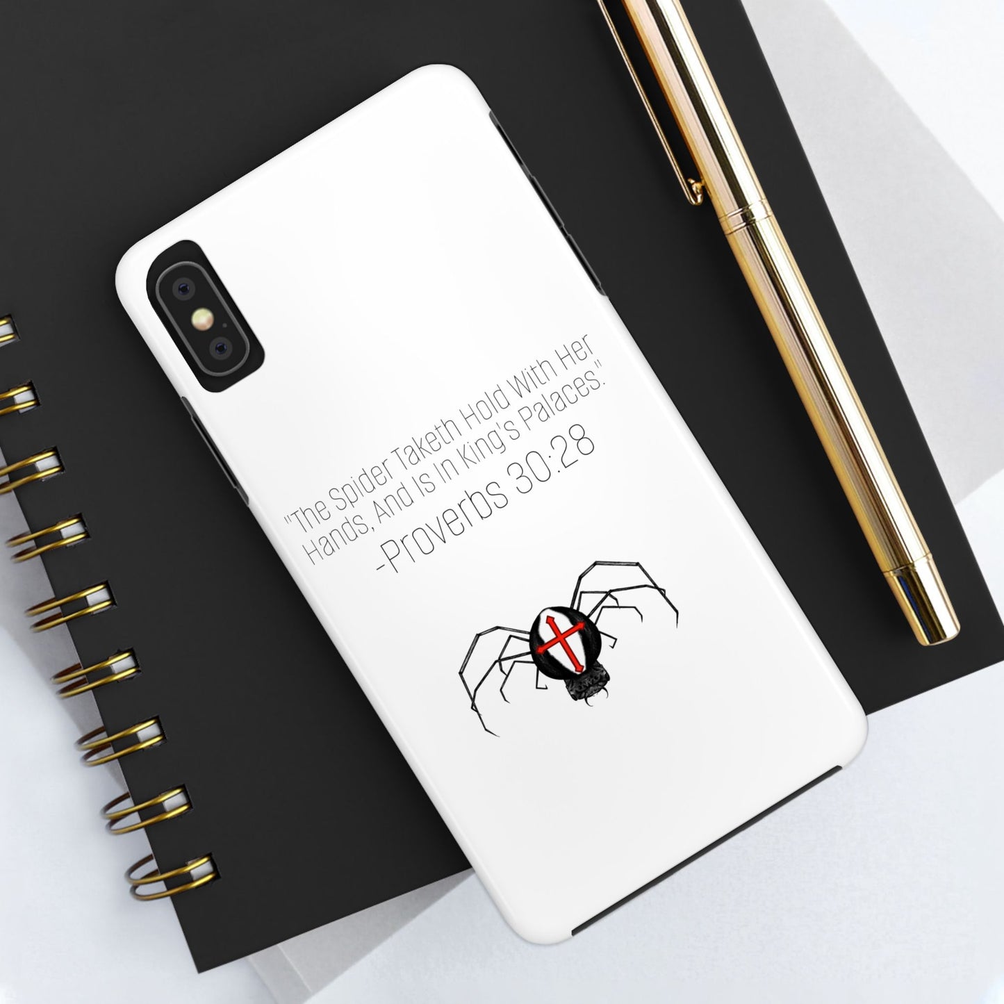 Cross spiderTough Phone Cases