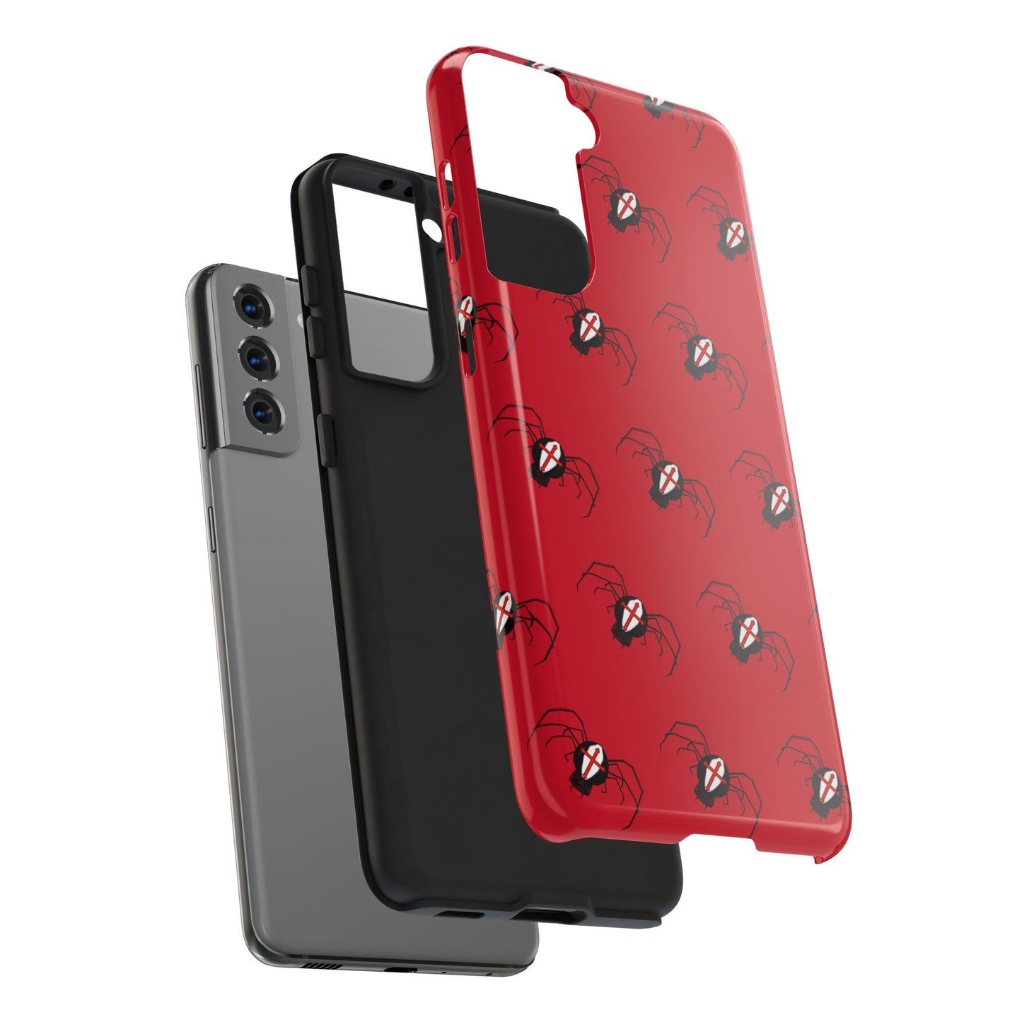 Cross spider phone case