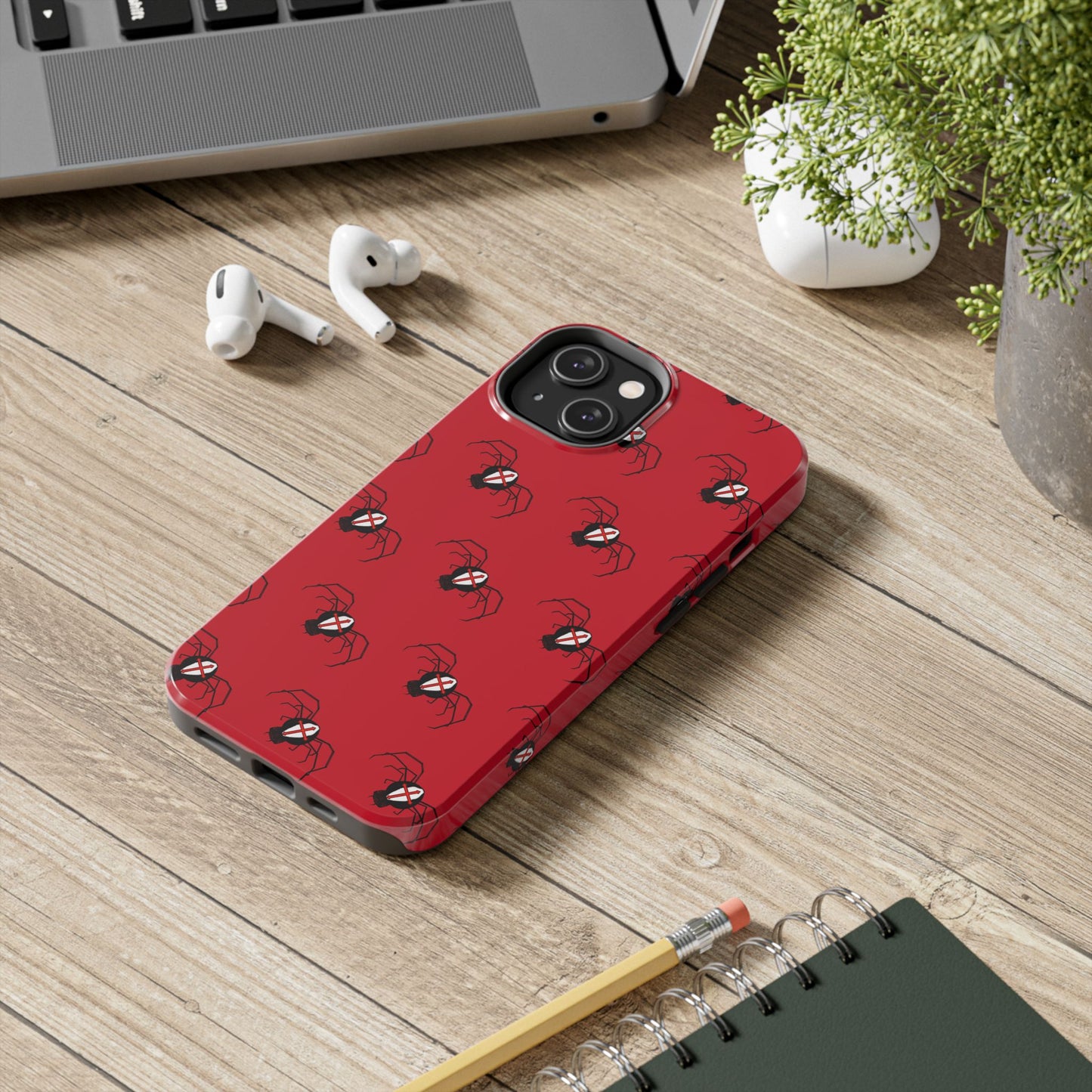 Cross spider phone case