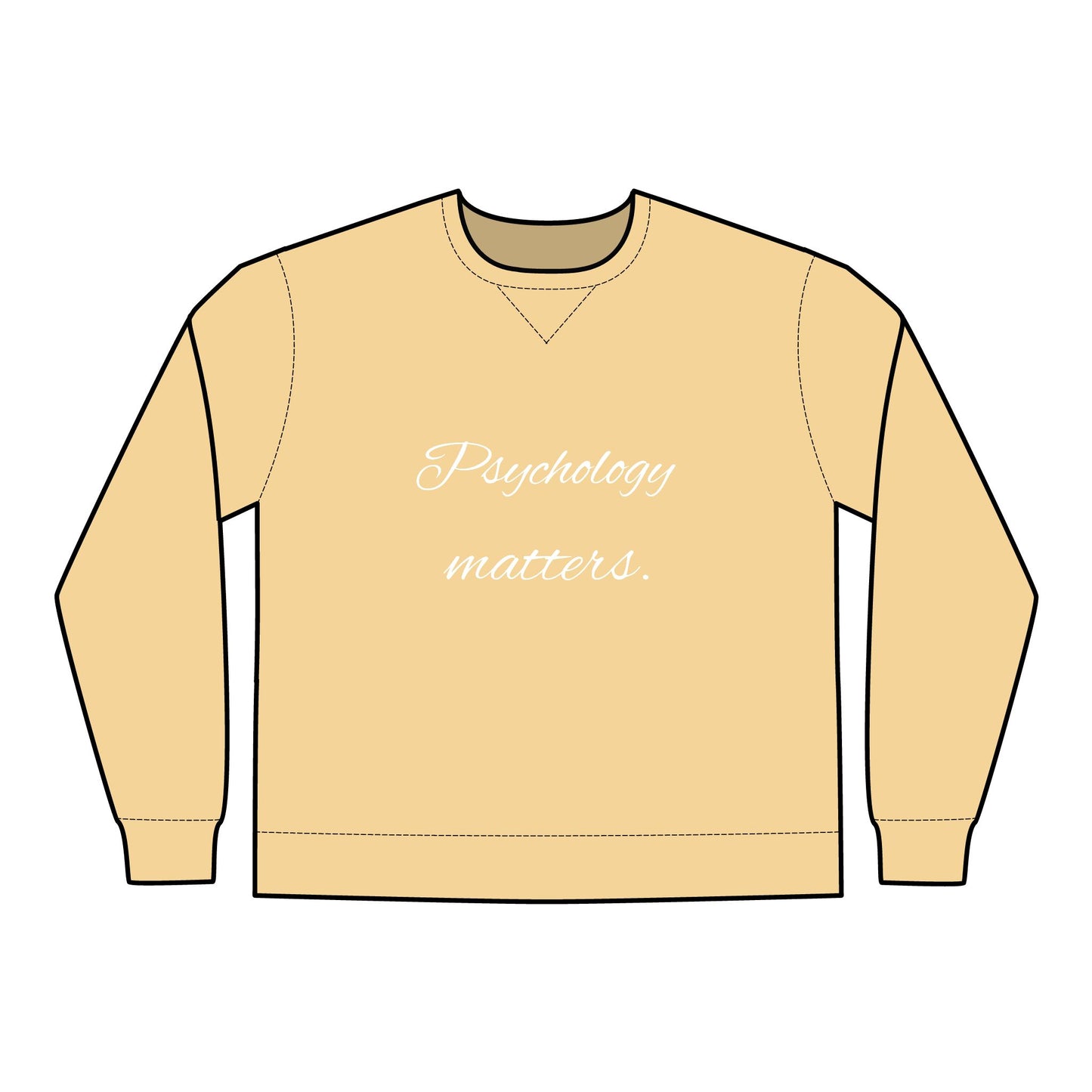 Psychology matters Garment Dyed Crewneck Sweatshirt