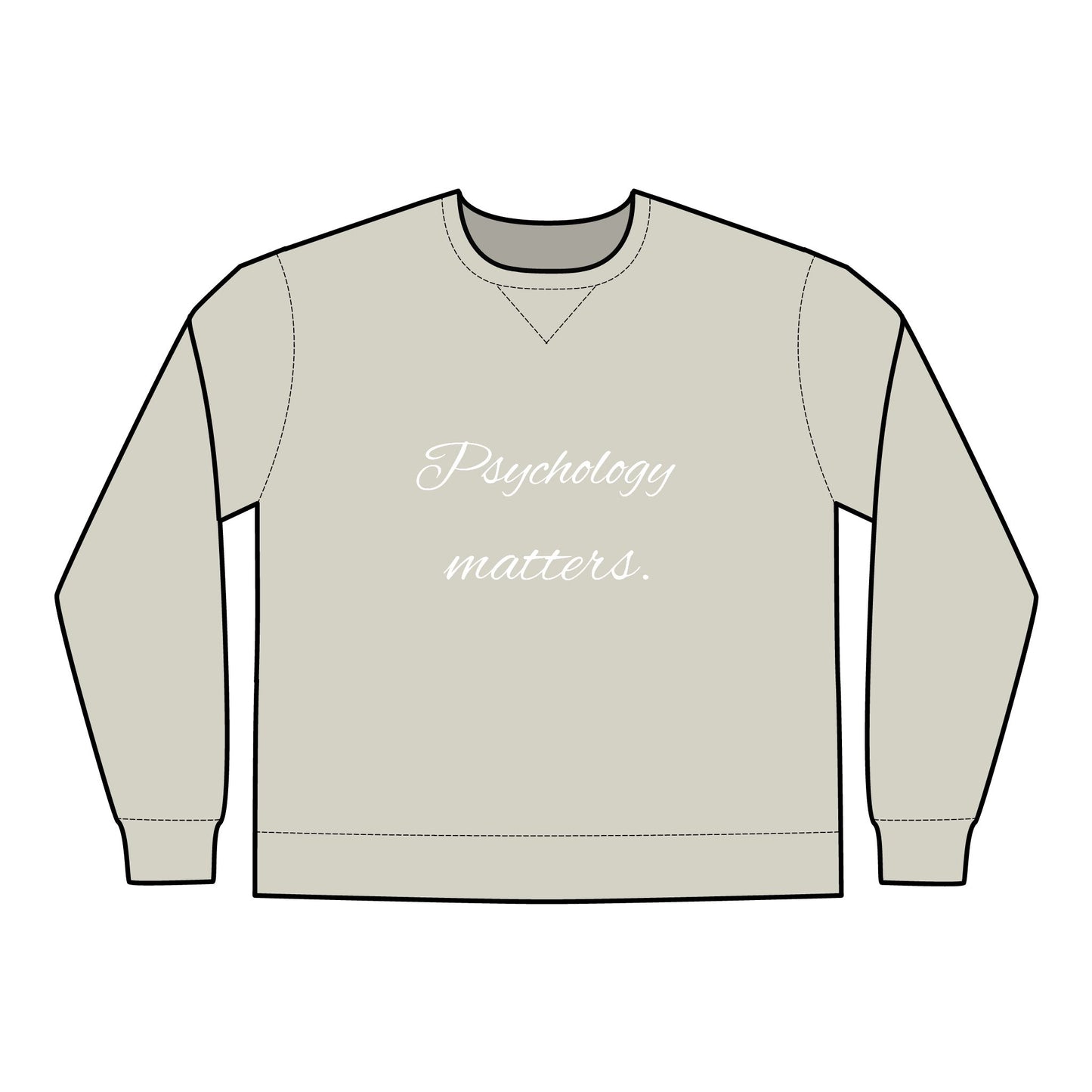 Psychology matters Garment Dyed Crewneck Sweatshirt